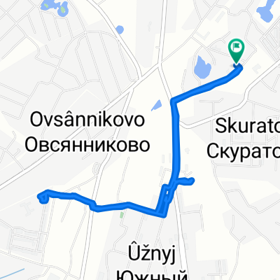 От улица 2-я 29, Тула до улица 2-я 29, Тула