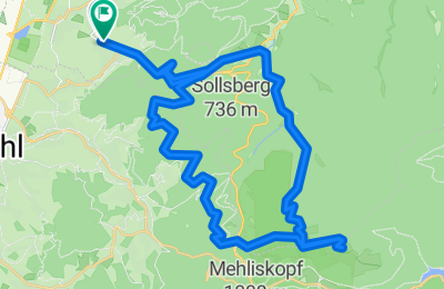Route in der Bikemap App öffnen