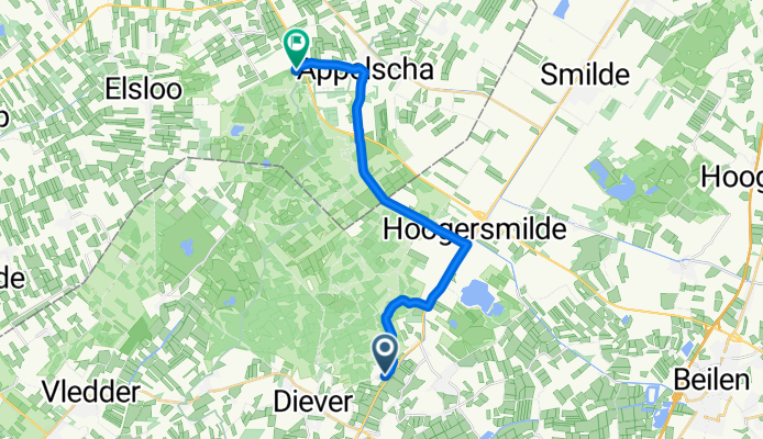 Groningerweg 13, Diever naar Terwisscha 6A, Appelscha
