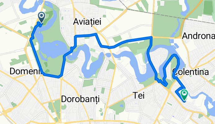 Route to Strada Magnoliei 101, București