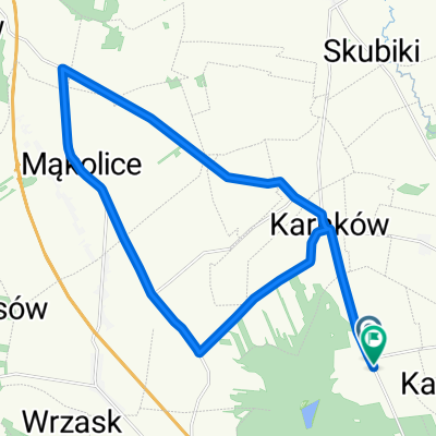 Kolejowa 59, Głowno do Domaradzyn 21, Głowno