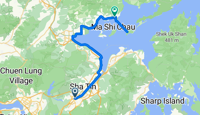 Sha Tin District to Tai Po District