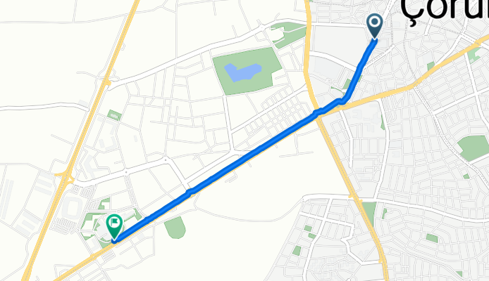 İnönü Cd. 51A, Çorum Merkez to İnönü Cd., Çorum Merkez