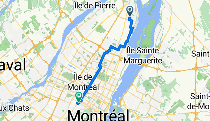 12322 Rue de Montigny, Montréal à 5991 Rue Hutchison, Montréal