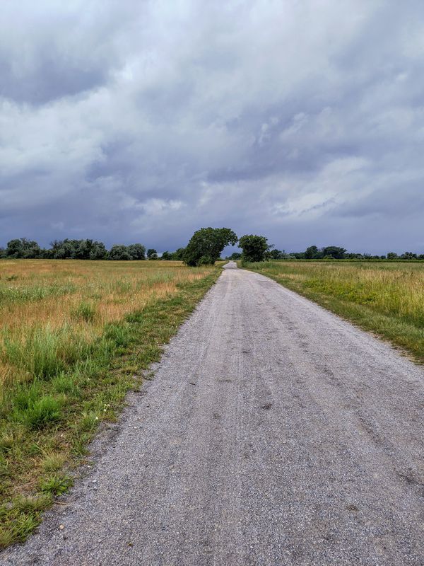 St.Andrä/Zicksee Bahnhof - Lackenradweg - Weltende Illmitz - Neusiedlersee Radweg - Weiden am See