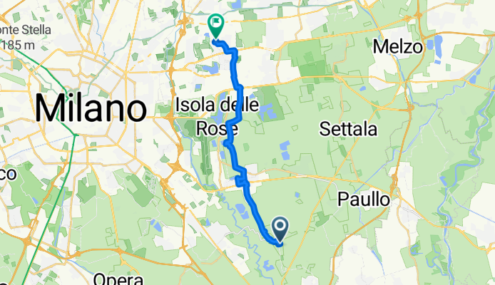 Da Via P. Gobetti 1, Mediglia a Via Monzese 51, Segrate