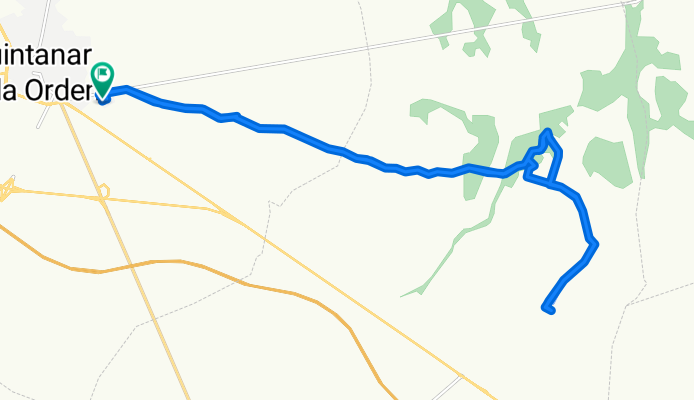 Ruta a Camino de la Mesa Ortiz 14, Quintanar de la Orden
