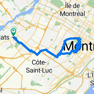 Rue des Équinoxes 2475, Montréal to Rue des Équinoxes 2475, Montréal