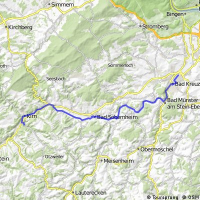 Fahrradrouten in Kirn - ? Bikemap