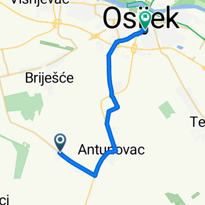 Duga ulica 23A, Ivanovac to Sjenjak 39, Osijek