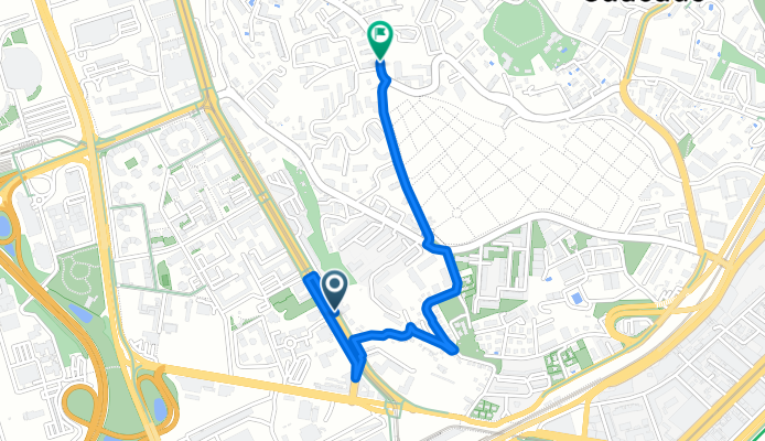 Boulevard Paul Montel 30, Nice to Avenue Sainte-Marguerite 137, Nice