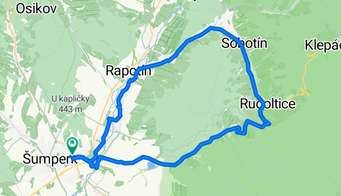 Šumperk-Traťovka-Rudoltice-Petrov nad Desnou-Šumperk