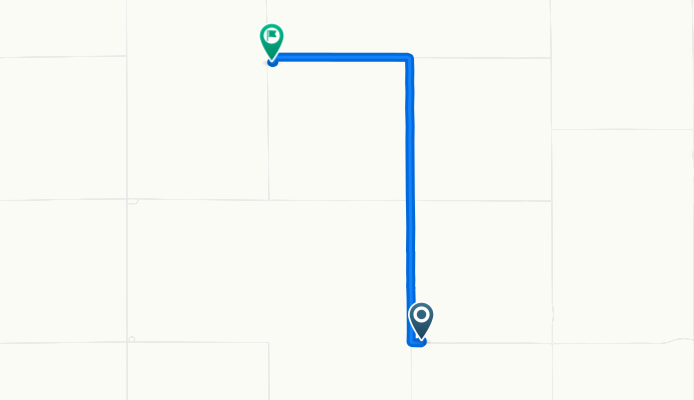 1720 19th Rd, Waverly to 2095 Planter Rd, Waverly