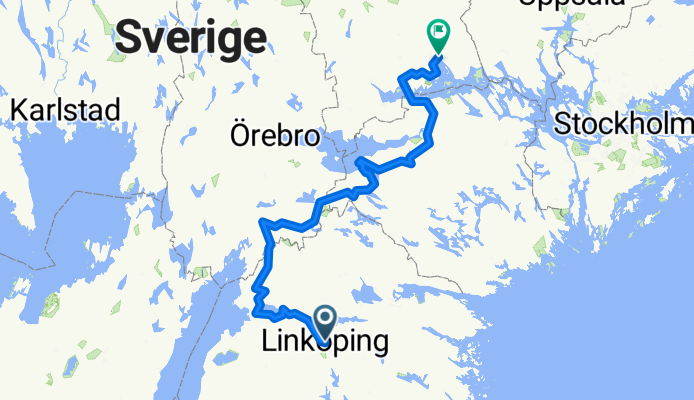 Sverigeleden Linköping - Västerås