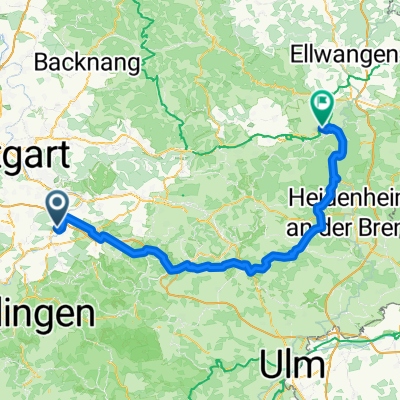 Unterensingen - Aalen 100km