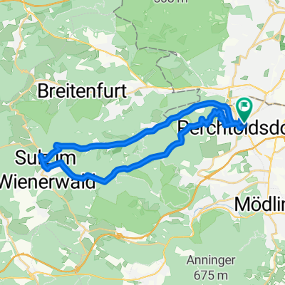 Parapluistrecke, Perchtoldsdorf