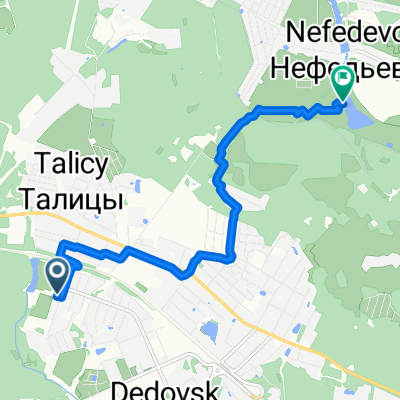 улица Энергетиков, 3, Городской Округ Истра до деревня Нефедьево