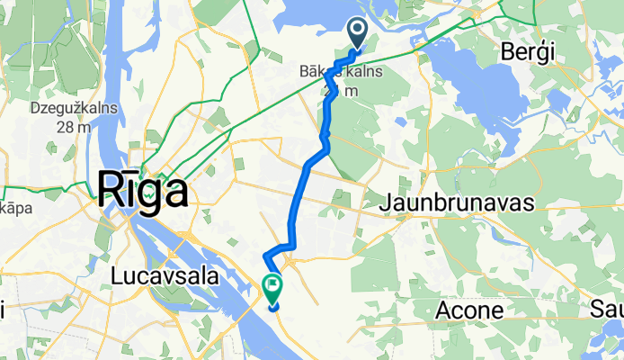 Jugla, Riga to Latgales iela 250A, Riga