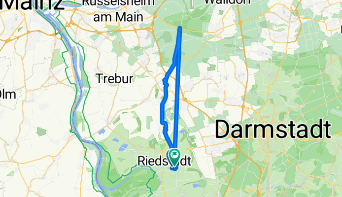 Blütenweg 1, Riedstadt nach Hintergasse 13A, Riedstadt