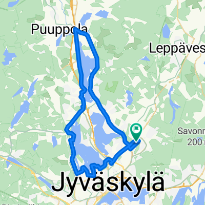Route to Palanderinkatu 21, 40320 Jyväskylä