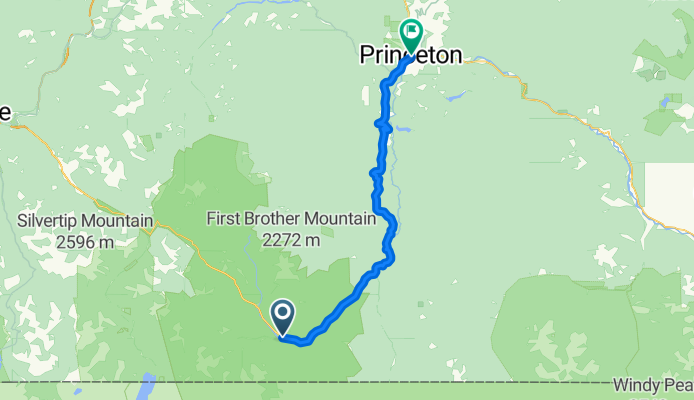 Manning Park Resorts to Princeton