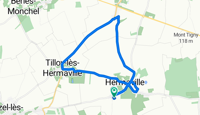 3 Rue du Chemin de Lattre Saint-Quentin, Hermaville à 3 Rue du Chemin de Lattre Saint-Quentin, Hermaville