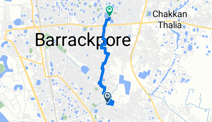 Natun Palli 4th Lane, Barrackpore to Jaffarpur Main Road, Barrackpore