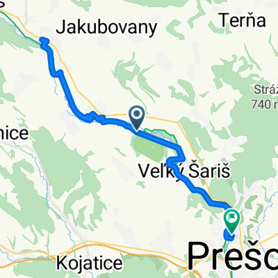 Zámocká 1615/34, Veľký Šariš až Jazdecká 13198/1A, Prešov