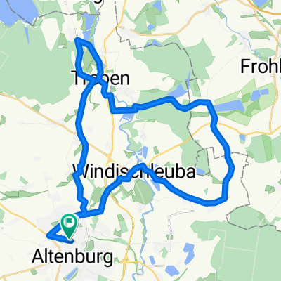 Franz-Mehring-Straße 20, Altenburg nach Franz-Mehring-Straße 28, Altenburg