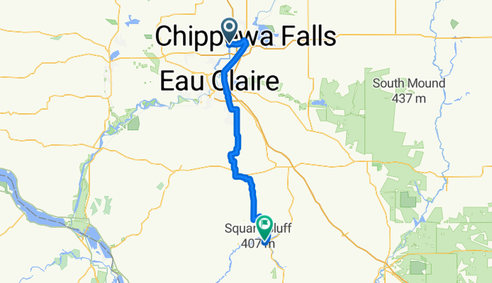 10691 CTH-X, Chippewa Falls to 18620 Hobson St, Whitehall