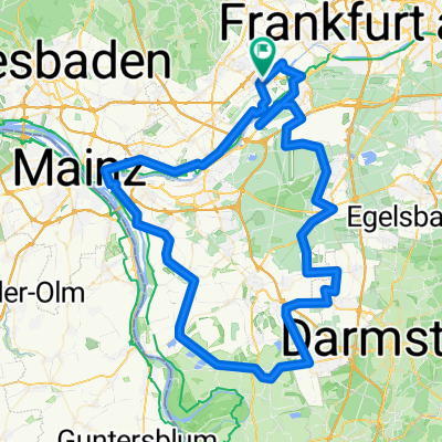 Flache RR-Runde 100km GG-Raum