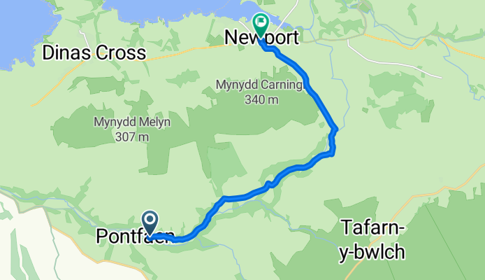 Llys Y Felin, Fishguard to Ty Meini, Bridge Street, Newport