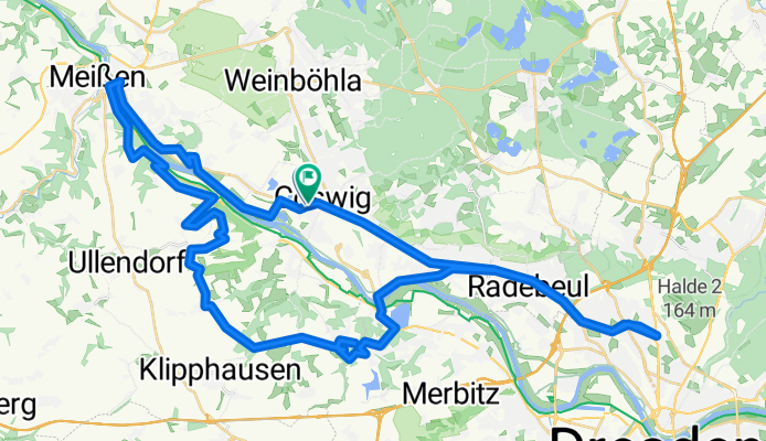 Durch den Busch hin und auf der Straße zurück!