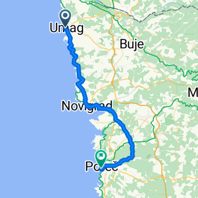 Obala Josipa Broza Tita 2, Umag nach Obala Maršala Tita 6, Poreč