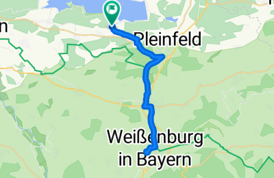 Route in der Bikemap App öffnen