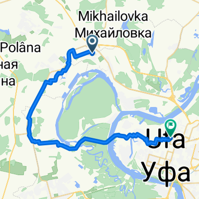 От улица Союзная 37 корпус 1, Уфа до улица Ленина 65в, Уфа