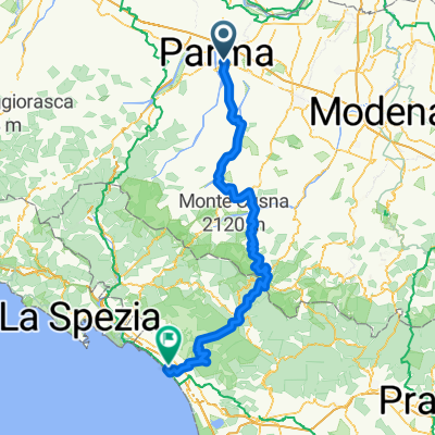 Parma -Cinquale via P.so Radici