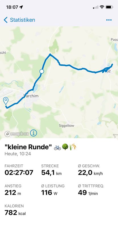 "Eine tolle Strecke"🚲🌳🌾