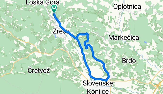 Strma cesta 5, Zreče to Strma cesta 5, Zreče