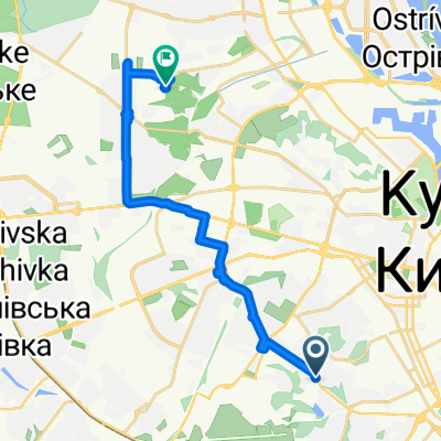 проспект Валерія Лобановського 70, Київ to вулиця Віктора Некрасова 3, Київ