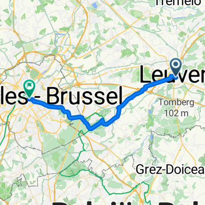 El Camino Español - Etapa de Lovaina a Bruselas 