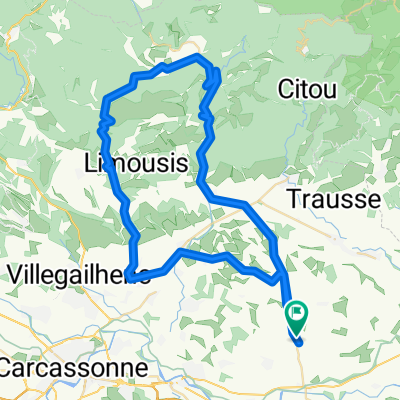 Aigues vives to Lastour and Montagne Noire Return
