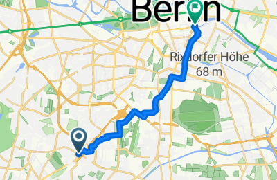 Route in der Bikemap App öffnen