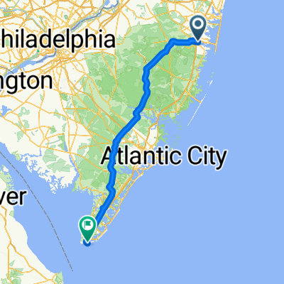 33 Washington St, Toms River to 653 Washington St, Cape May