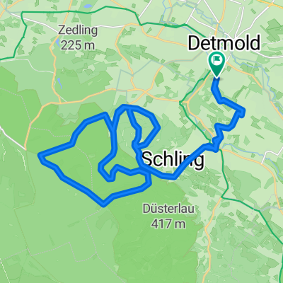Teutorunde mit "Schotter-Wand"