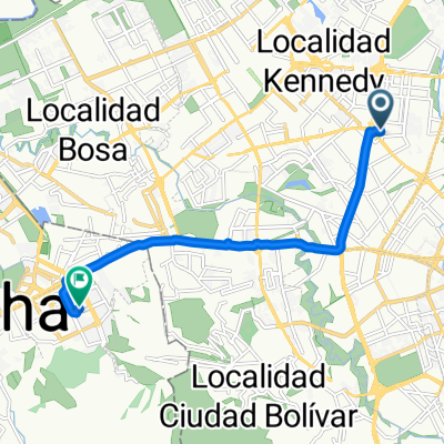 Carrera 71D, Bogotá a Calle 36 0e-35–0e-99, Soacha