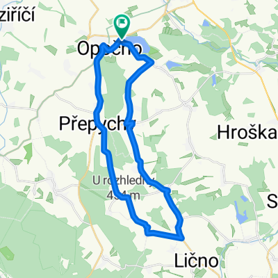Rozhledna Osičina - kratší
