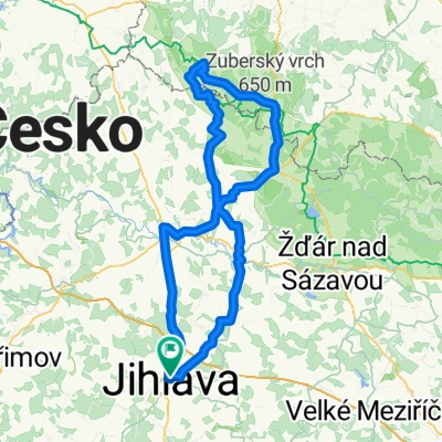 Jihlava - Seč - Ždírec n.Doubravou - H.Brod - Jihlava