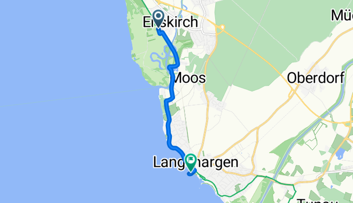 Bahnhofstraße 24, Eriskirch to Untere Seestraße 3, Langenargen