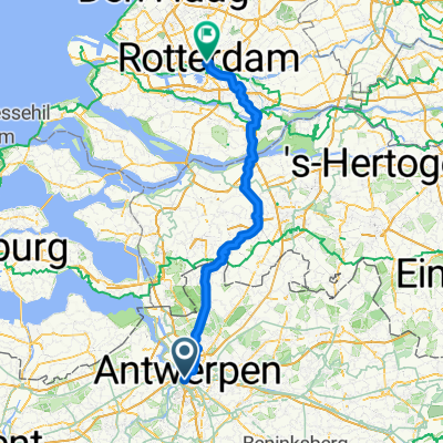Antwerpen naar Rotterdam